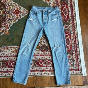 Levi’s Light Blue Distressed Jeans